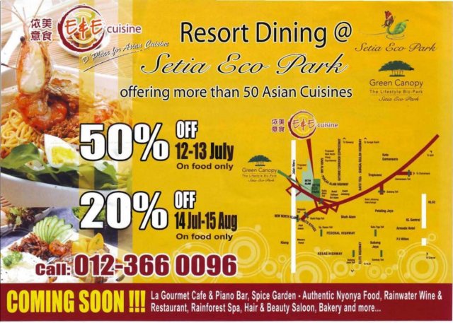 Setia Eco Park E&E Cuisine 依意美食开张典礼